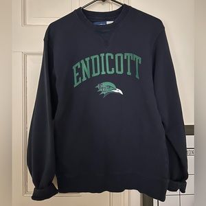 Endicott College Navy Crewneck Sweatshirt